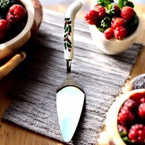 Ceramic Christmas Handle Pie Server 18/8 Stainless Steel Japan Cake Utensil